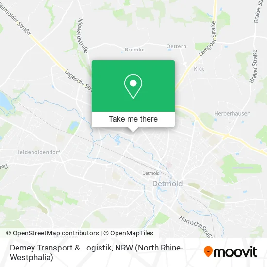Карта Demey Transport & Logistik