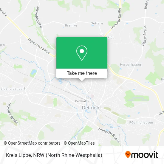 Kreis Lippe map