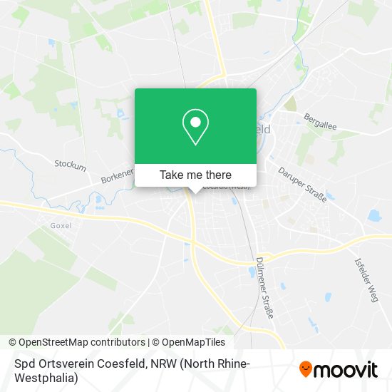 Spd Ortsverein Coesfeld map