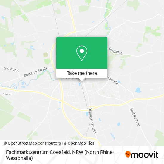 Fachmarktzentrum Coesfeld map