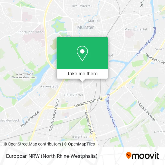 Карта Europcar
