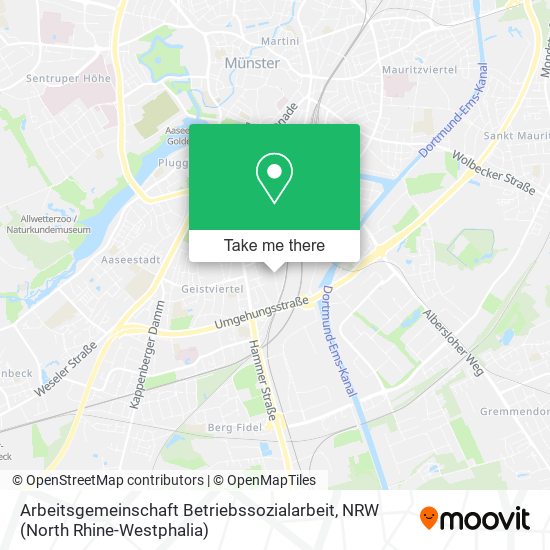 Arbeitsgemeinschaft Betriebssozialarbeit map