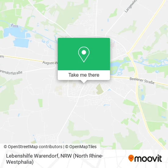 Lebenshilfe Warendorf map