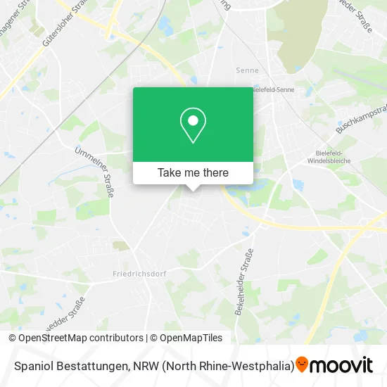 Spaniol Bestattungen map