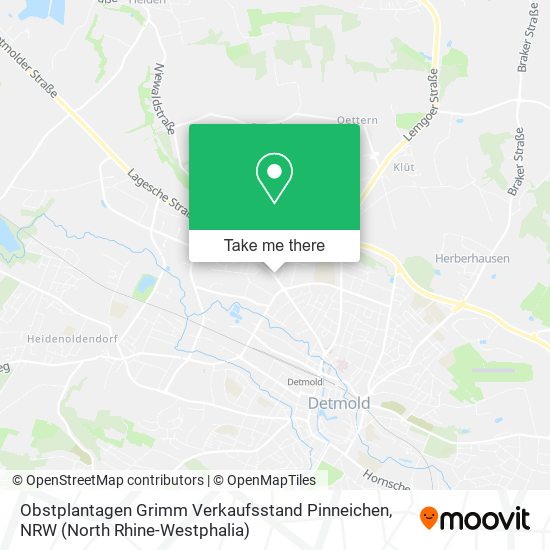 Obstplantagen Grimm Verkaufsstand Pinneichen map