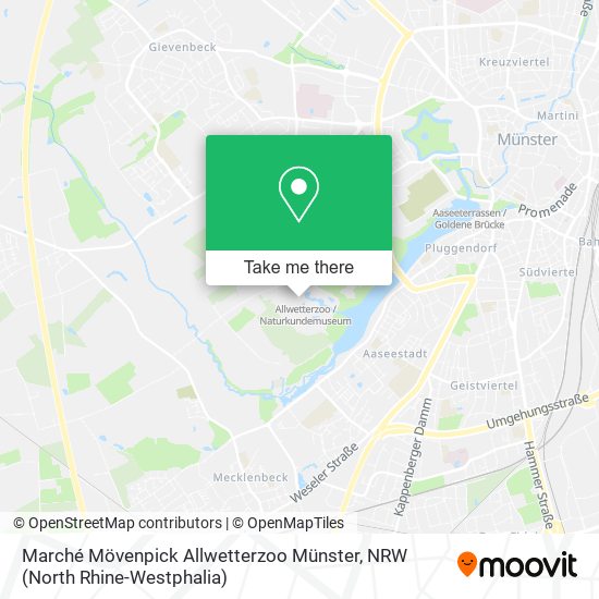 Marché Mövenpick Allwetterzoo Münster map