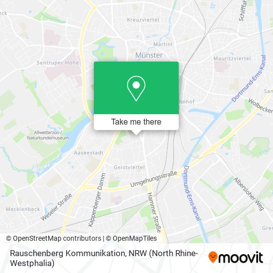 Rauschenberg Kommunikation map