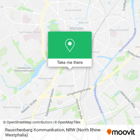 Rauschenberg Kommunikation map