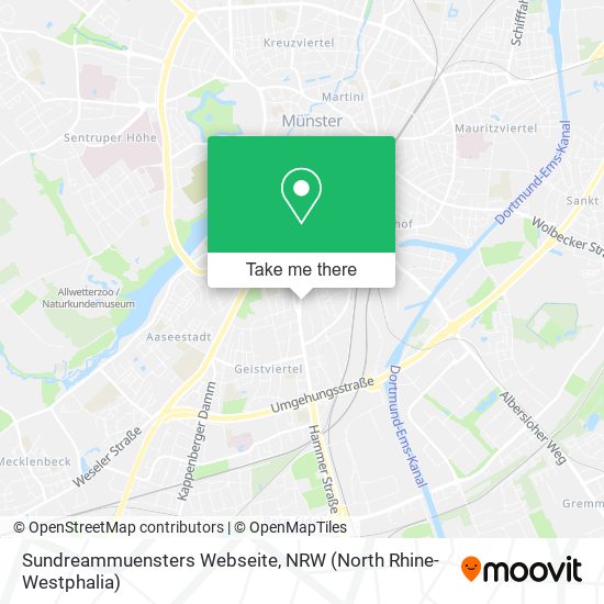 Sundreammuensters Webseite map