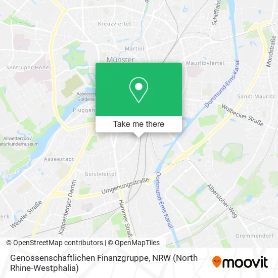 Карта Genossenschaftlichen Finanzgruppe