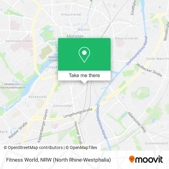 Fitness World map