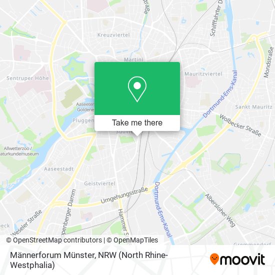 Männerforum Münster map