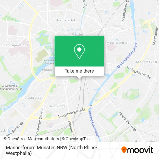 Карта Männerforum Münster