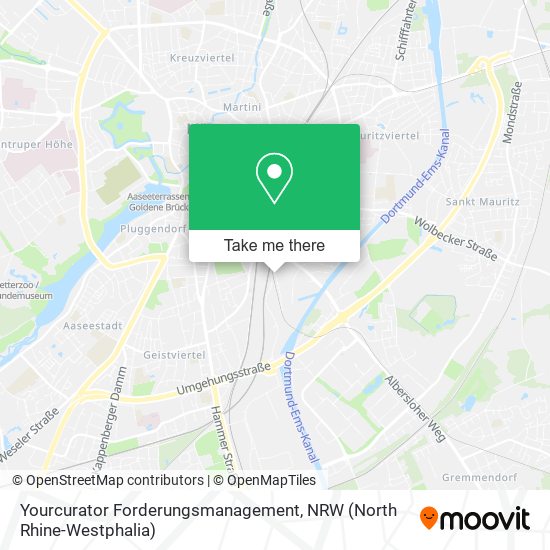 Yourcurator Forderungsmanagement map