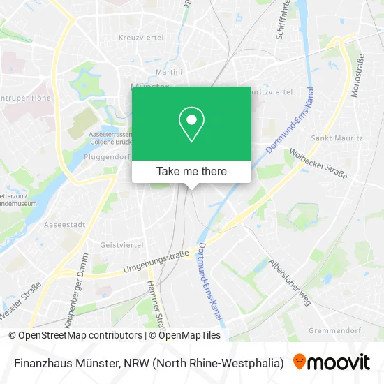 Карта Finanzhaus Münster
