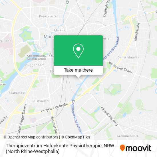 Therapiezentrum Hafenkante Physiotherapie map
