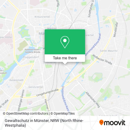 Gewaltschutz in Münster map