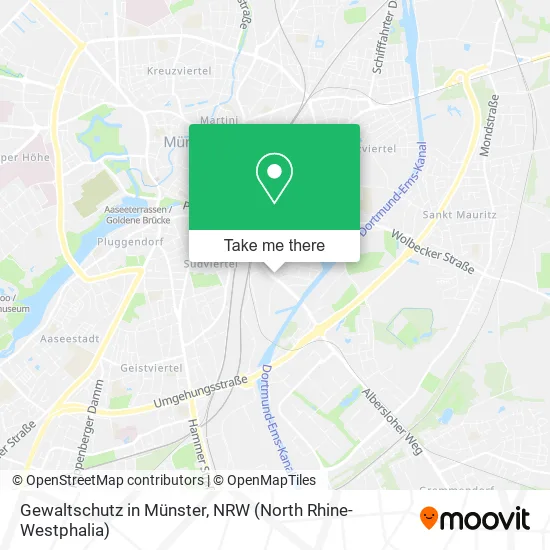 Карта Gewaltschutz in Münster