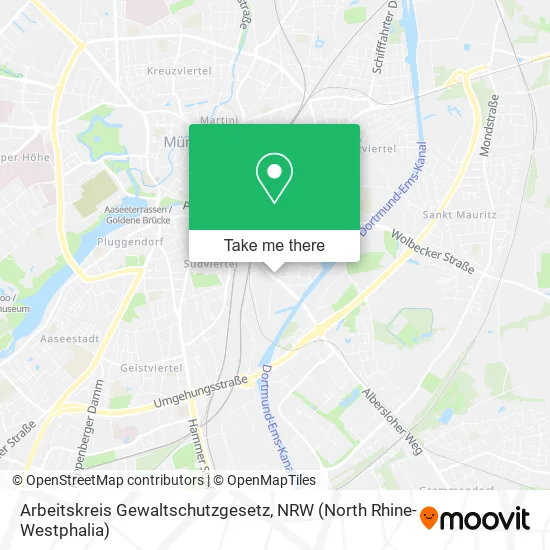 Карта Arbeitskreis Gewaltschutzgesetz