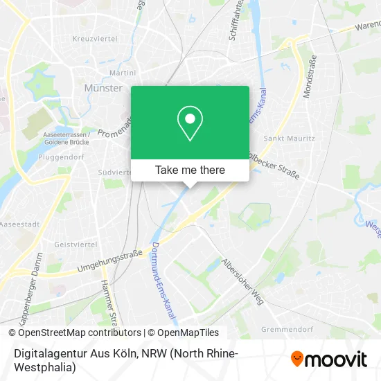 Карта Digitalagentur Aus Köln
