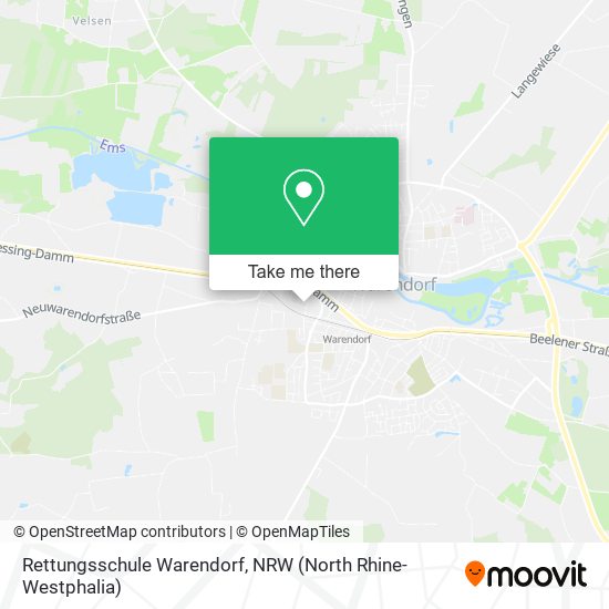 Rettungsschule Warendorf map