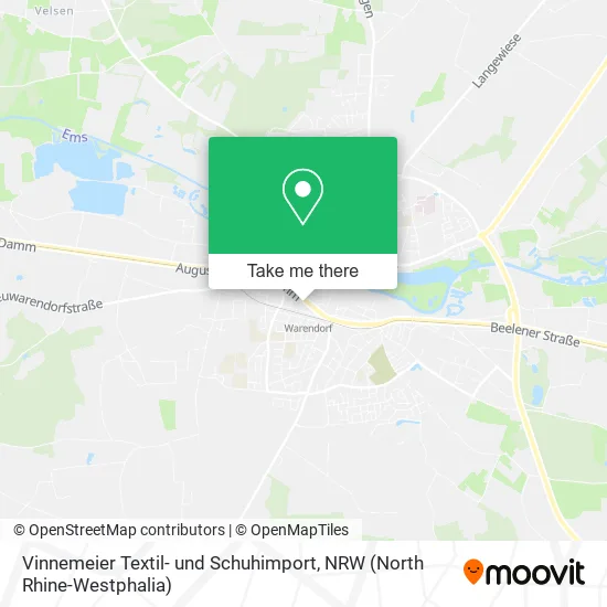 Карта Vinnemeier Textil- und Schuhimport