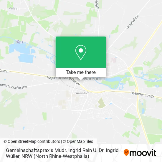 Карта Gemeinschaftspraxis Mudr. Ingrid Rein U. Dr. Ingrid Wüller