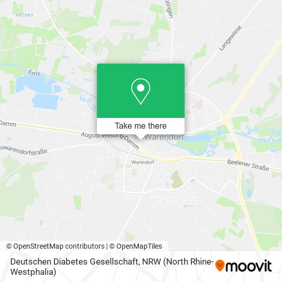 Deutschen Diabetes Gesellschaft map