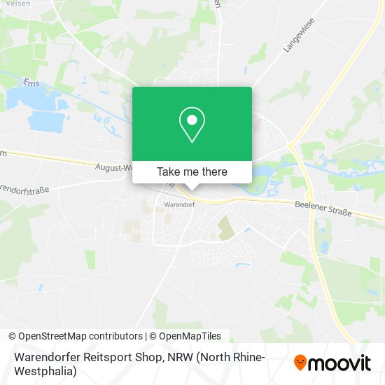 Warendorfer Reitsport Shop map