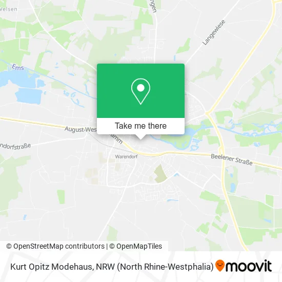 Карта Kurt Opitz Modehaus