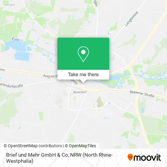 Brief und Mehr GmbH & Co map