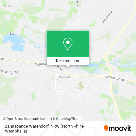 Карта Zahnspange Warendorf
