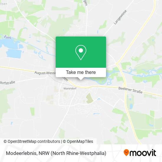 Карта Modeerlebnis