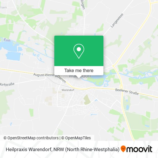 Heilpraxis Warendorf map