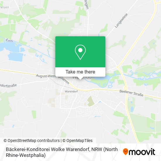Bäckerei-Konditorei Wolke Warendorf map