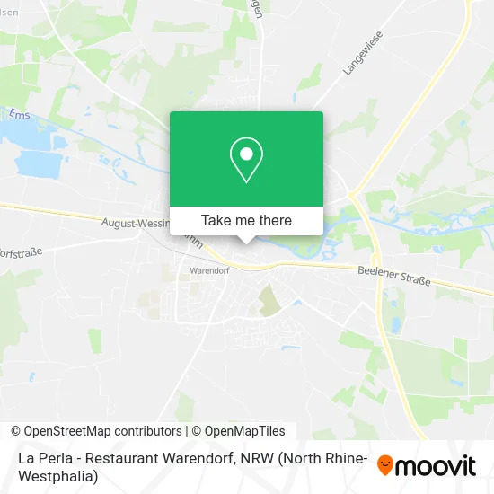 La Perla - Restaurant Warendorf map