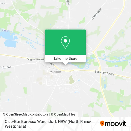 Club-Bar Barossa Warendorf map