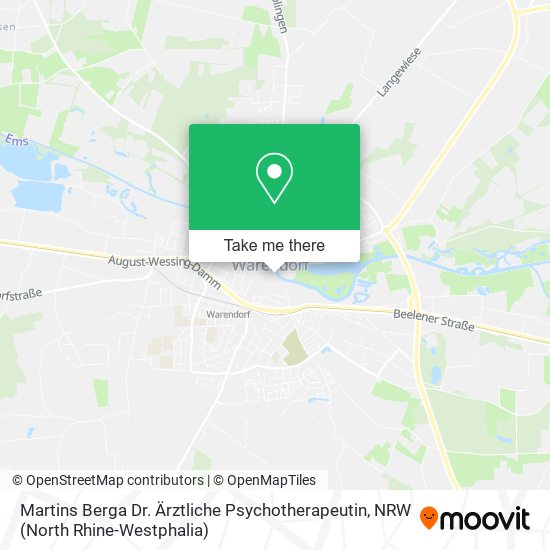 Martins Berga Dr. Ärztliche Psychotherapeutin map