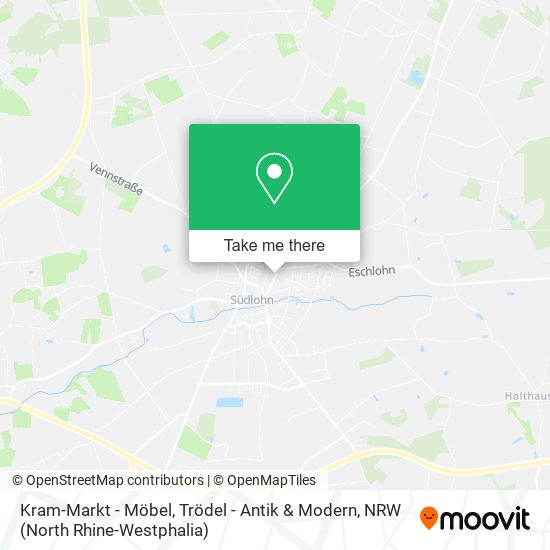 Kram-Markt - Möbel, Trödel - Antik & Modern map