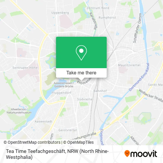 Карта Tea Time Teefachgeschäft