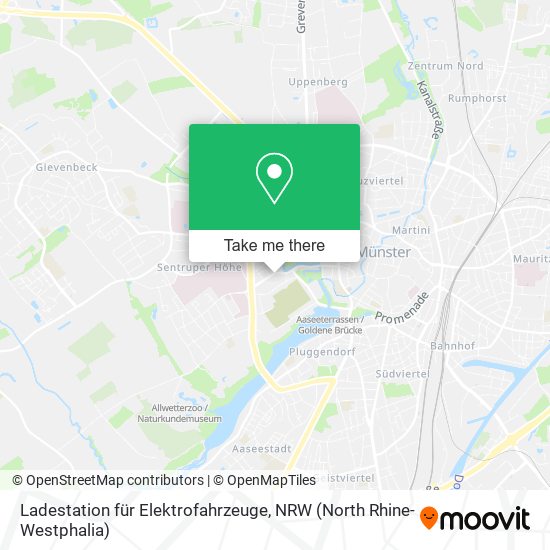 Ladestation für Elektrofahrzeuge map