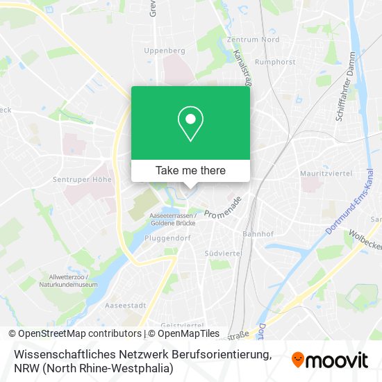 Wissenschaftliches Netzwerk Berufsorientierung map