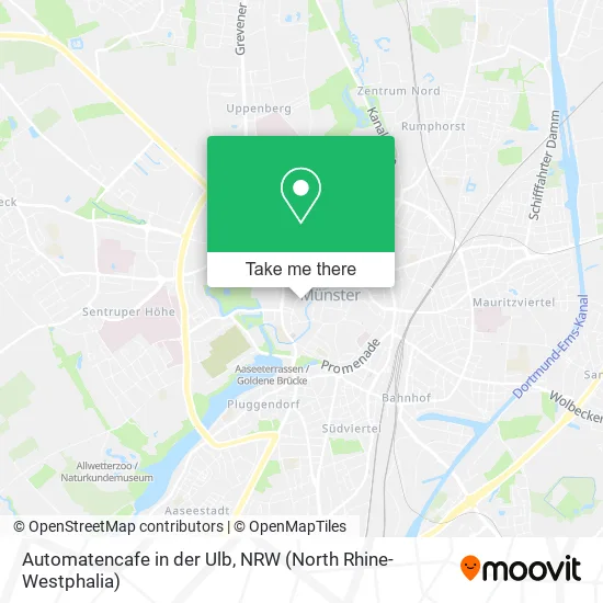 Карта Automatencafe in der Ulb