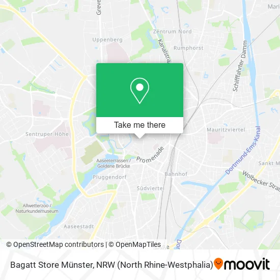 Карта Bagatt Store Münster