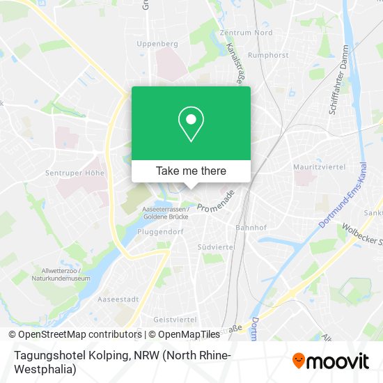 Tagungshotel Kolping map