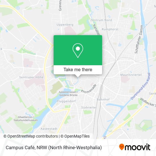 Campus Café map