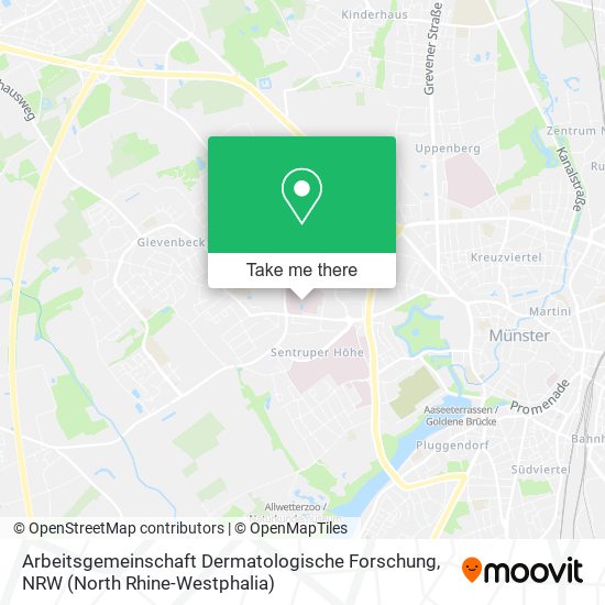 Arbeitsgemeinschaft Dermatologische Forschung map