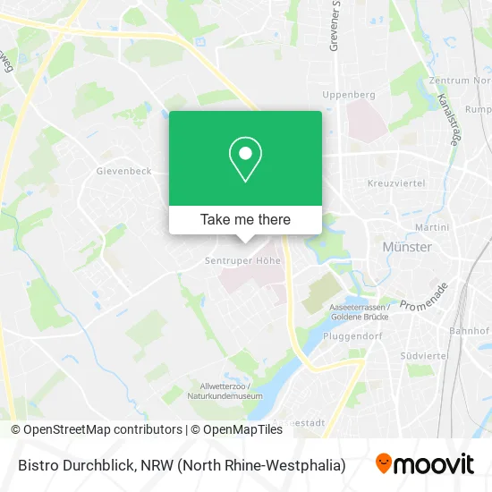 Bistro Durchblick map