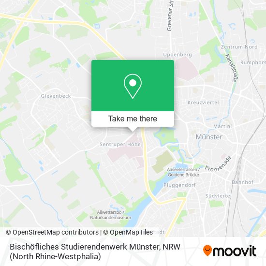Bischöfliches Studierendenwerk Münster map