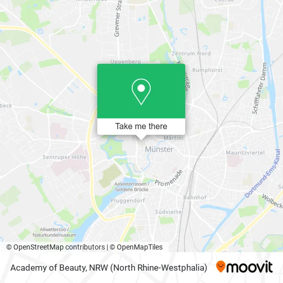 Карта Academy of Beauty